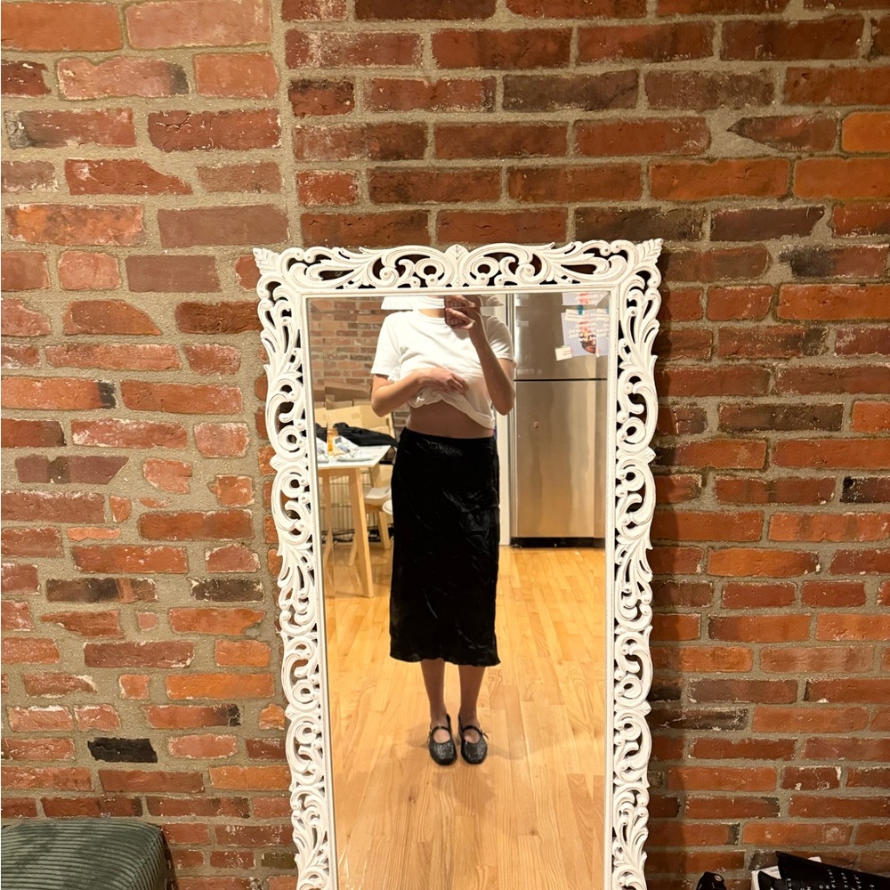 Babaton Black Midi Skirt